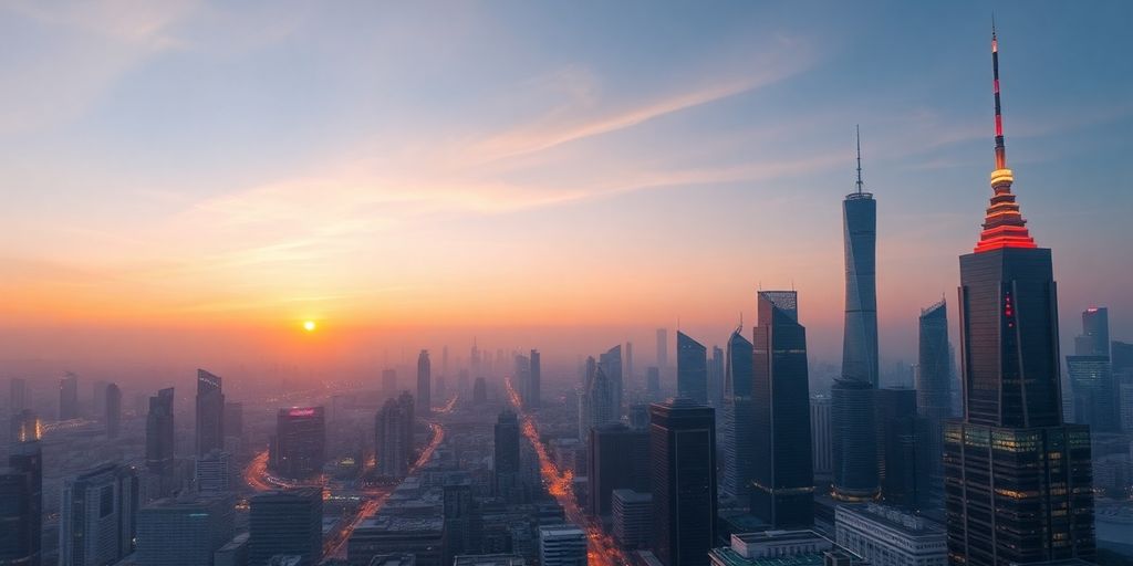 Chinese financial market growth.