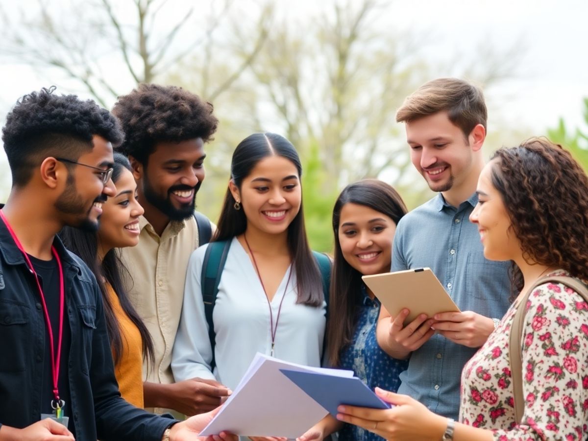 Diverse students, showcasing unity