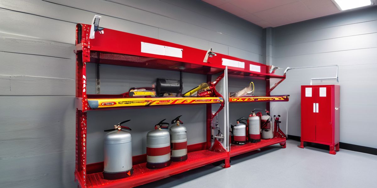 מתלה למטף כיבוי אש