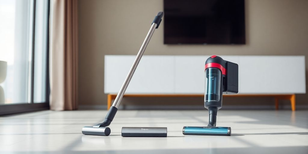 Tineco Pure One S11 Staubsauger auf einem sauberen Boden.