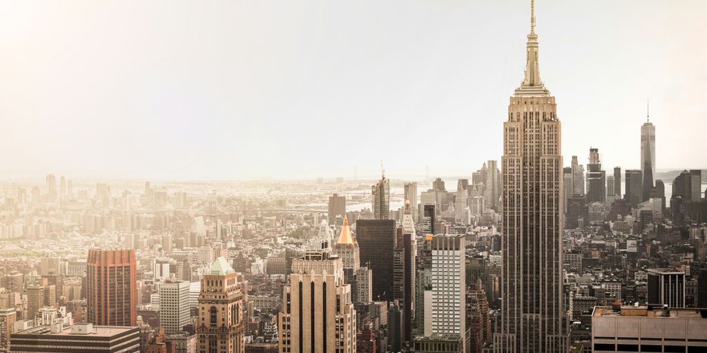 aerial photography of New York city