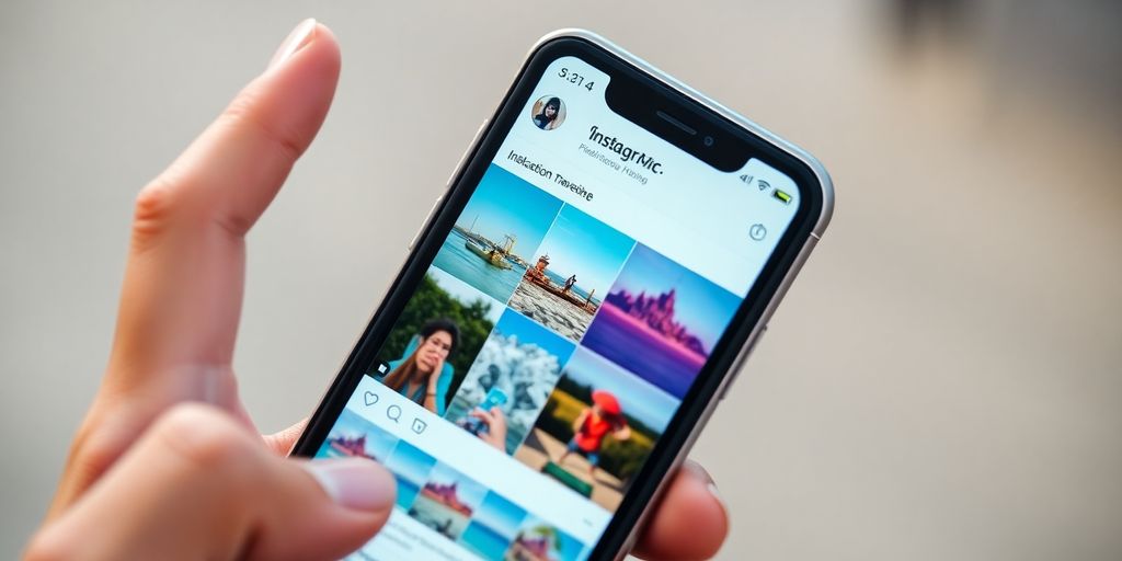 Instagram user posting travel photos with engaging captions.