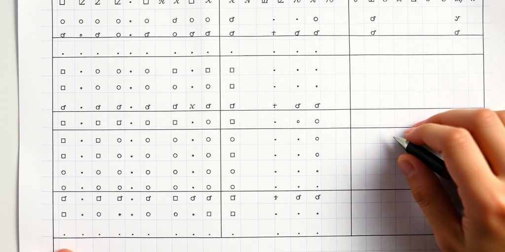 Nahaufnahme eines detaillierten Pflanzplans für Gemüse.