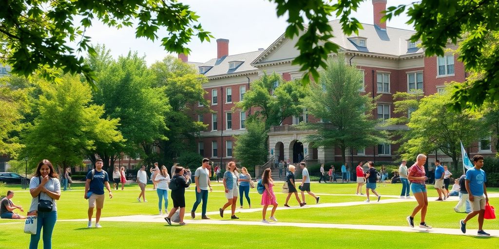 Students enjoying activities on Berea College campus.