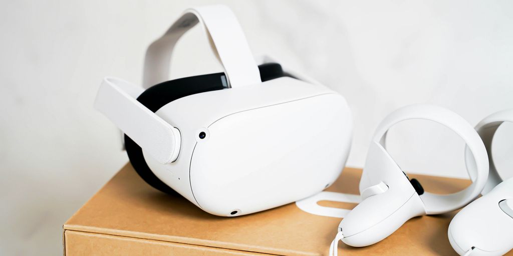 a group of white headphones