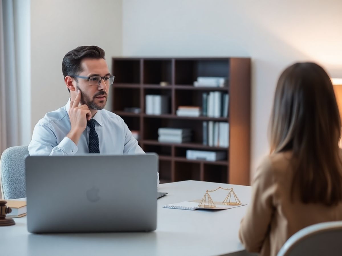 Consultanță juridică online cu avocat și client.