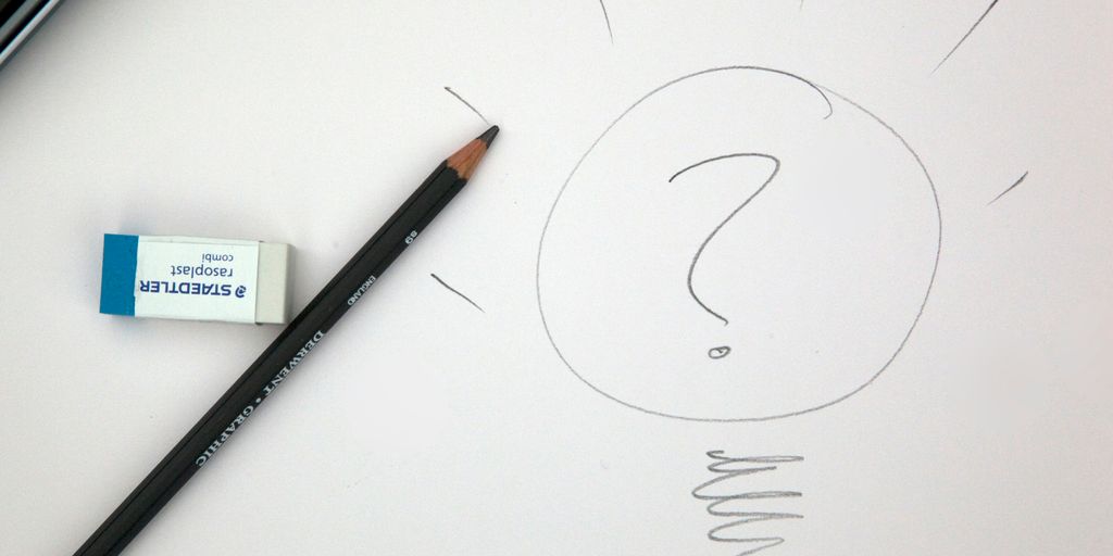 black pencil on white printerpaper