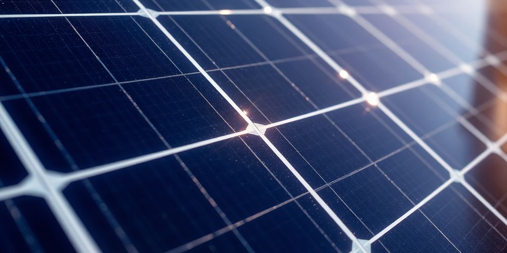 Panneau solaire avec des cellules d'argent