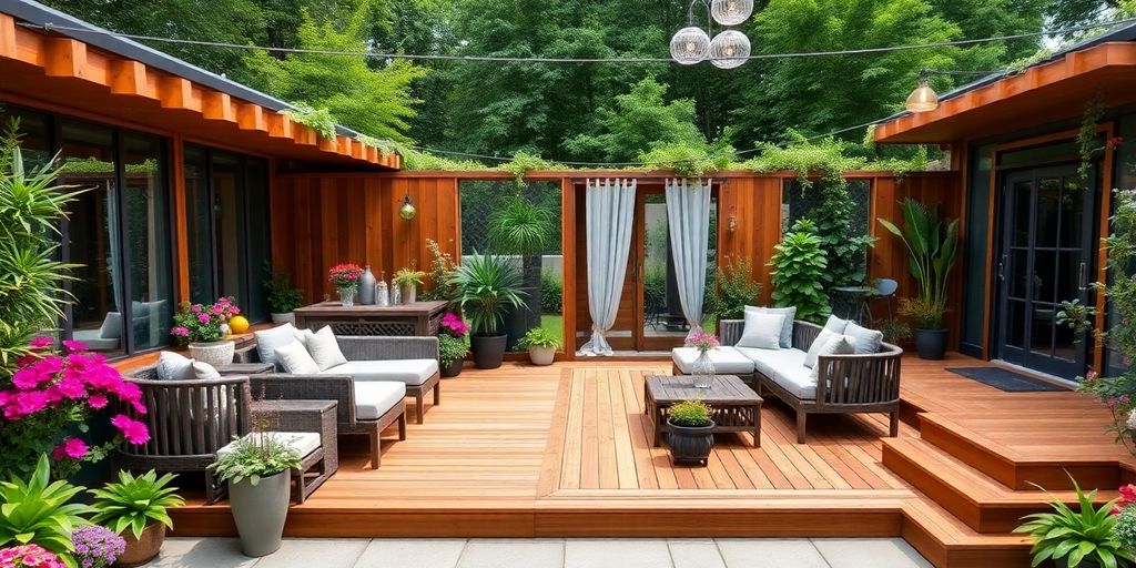 Descubra como usar decks de madeira no paisagismo externo com dicas e inspirações criativas para transformar seu espaço. Sua casa merece!