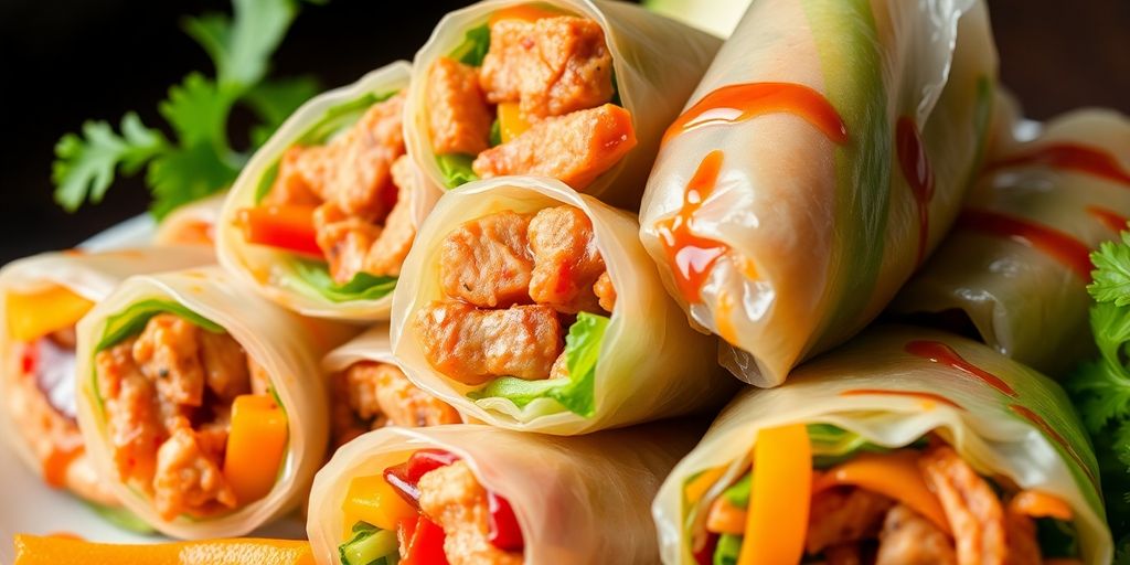 เปาะเปี๊ยะสดบาร์บีคิว สไตล์ฟิวชั่น