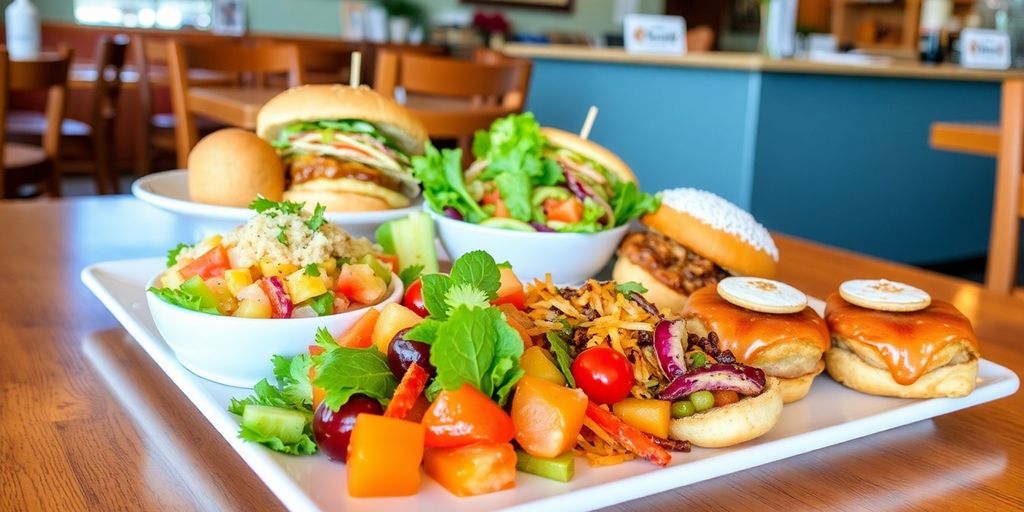 Colorful dishes from Kalapawai Cafe & Deli.