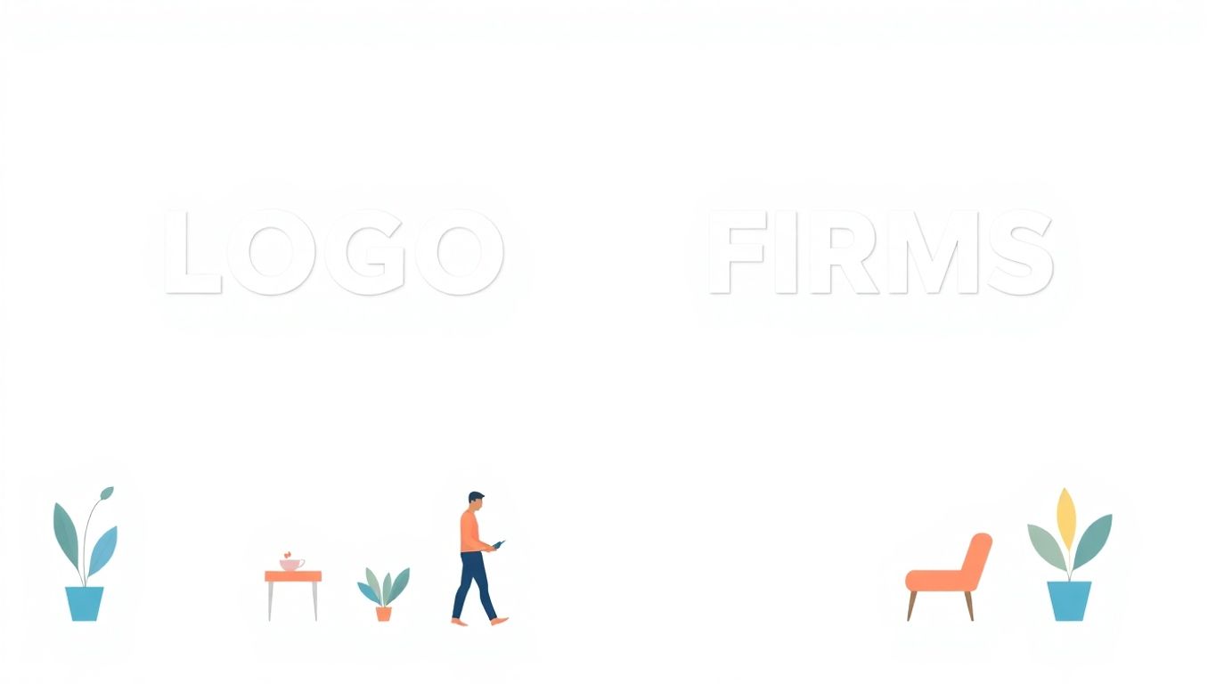 Illustrasjon av logo design prosjekter.