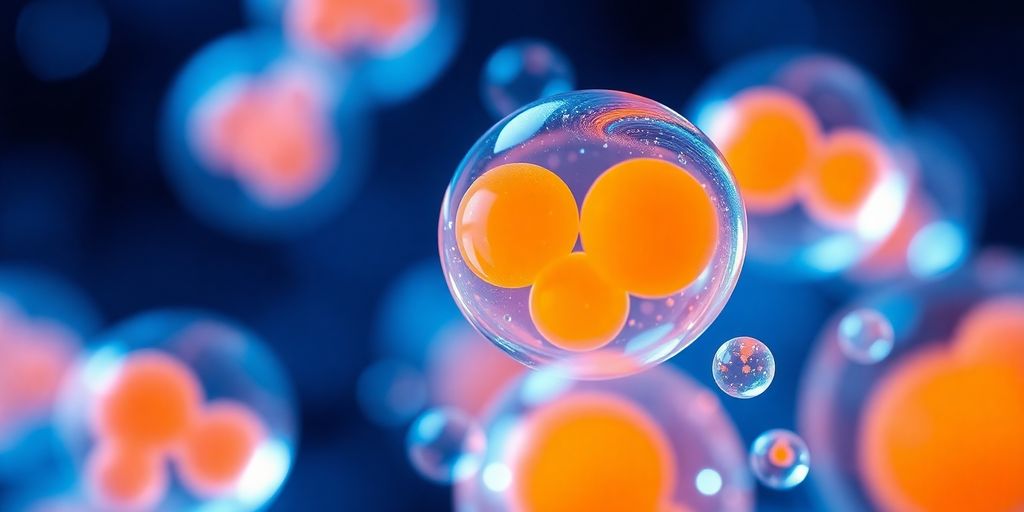 Liposomes delivering vitamin C into cells.