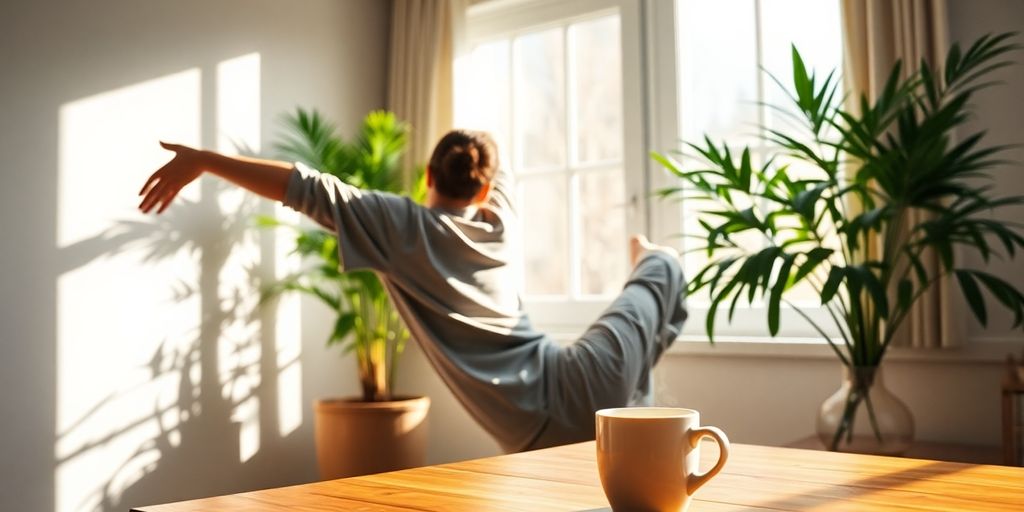 Energized person enjoying independent life.