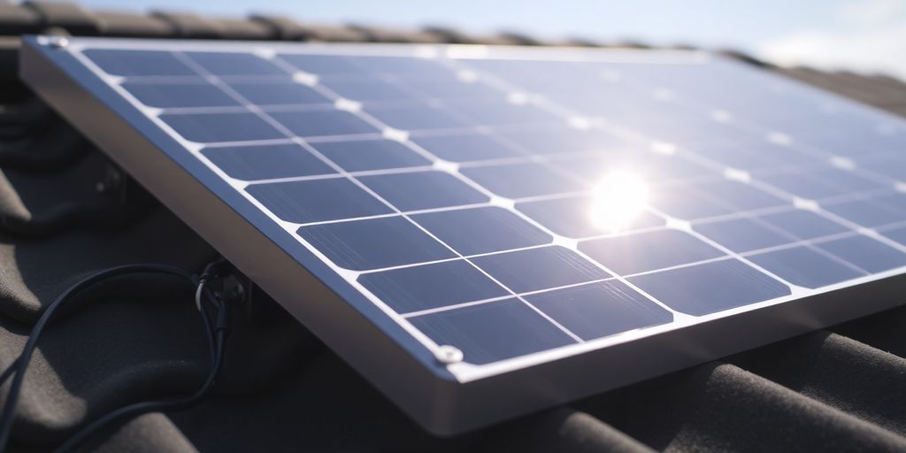 Solar panel and wiring