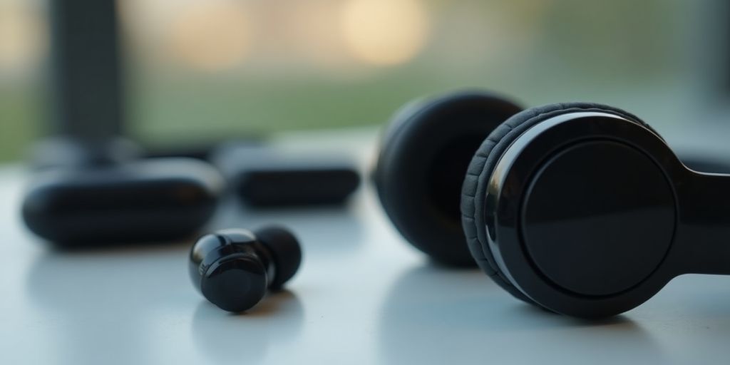 Bluetooth-Kopfhörer in Over-Ear und In-Ear Varianten.
