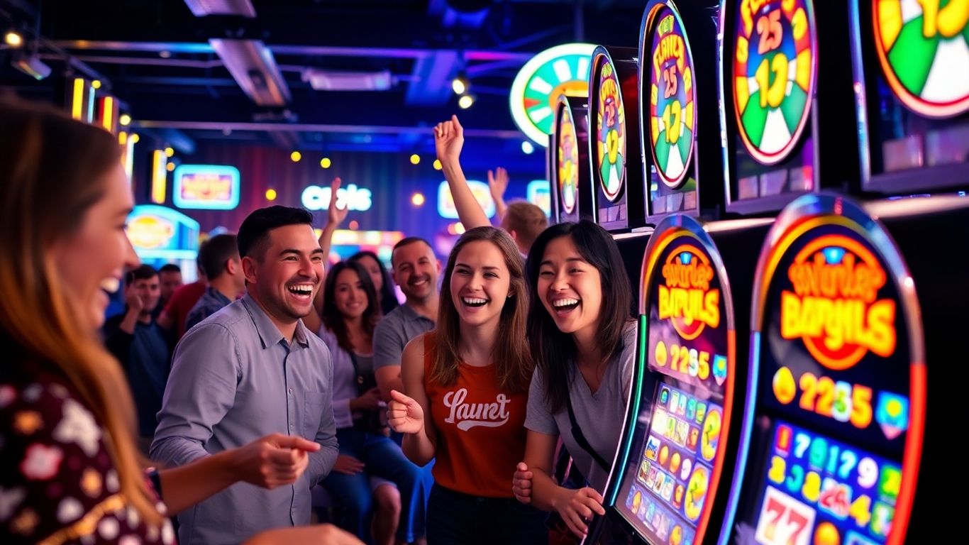 ผู้คนกำลังสนุกกับการเล่นสล็อตออนไลน์