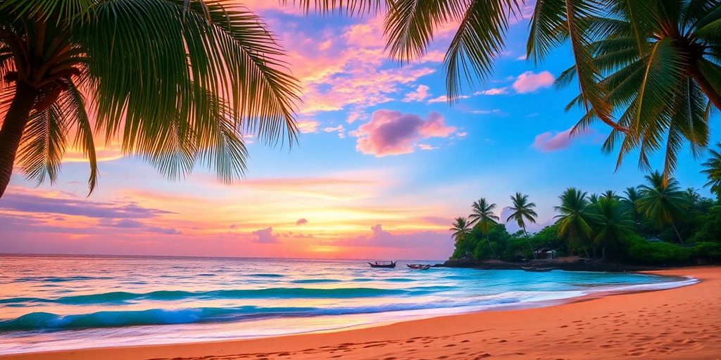 Plage tropicale de Bali