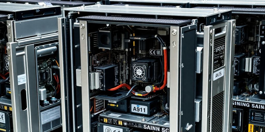 ASIC mining hardware.