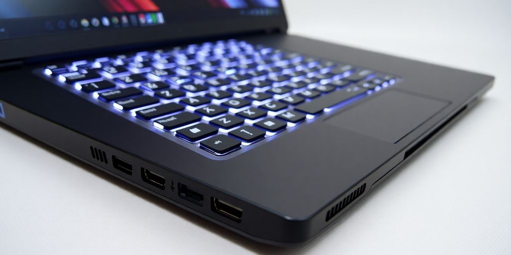 صورة لجهاز ديل الين وير m18 R2 مع منافذ