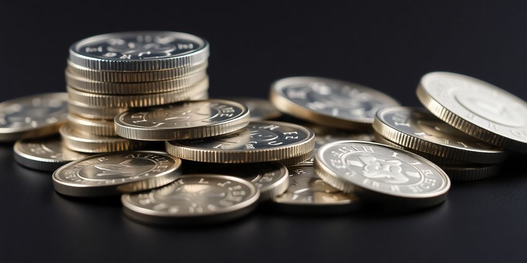 Pièces d'argent rares et brillantes