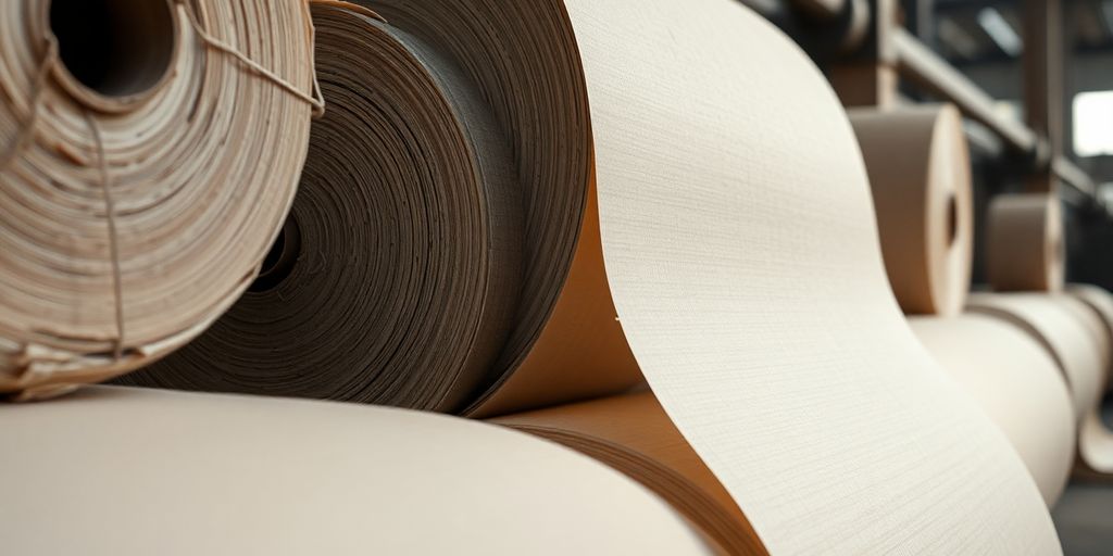 Early toilet paper manufacturing process