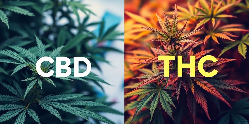 Φωτογραφία φυτών κάνναβης για CBD και THC.