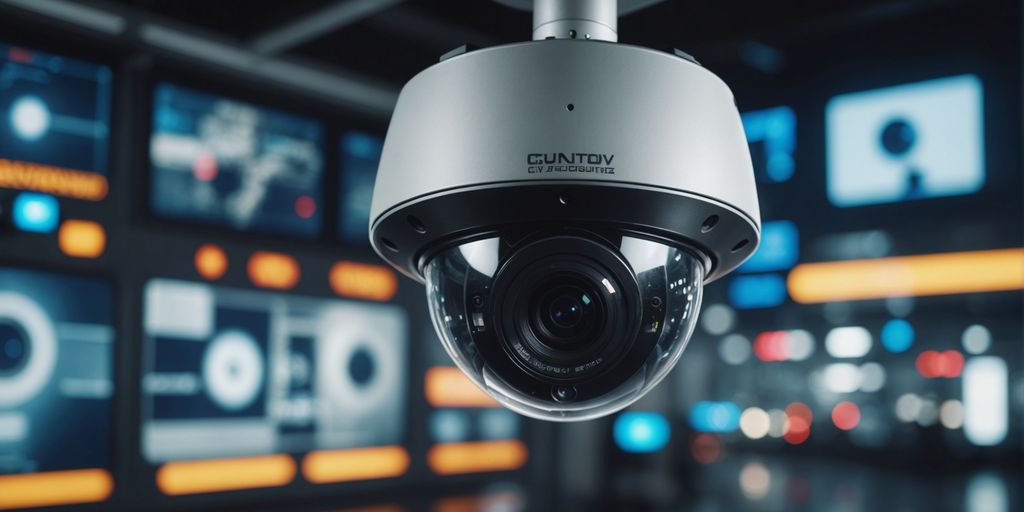 Upgraded CCTV system with digital interface and modern cameras