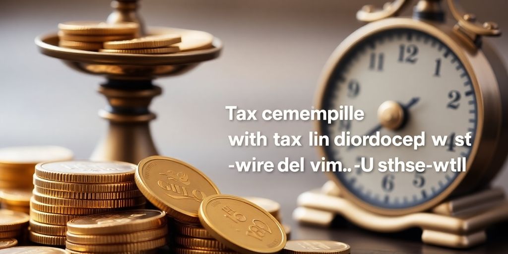 Pièces d'or et une balance vintage en arrière-plan.
