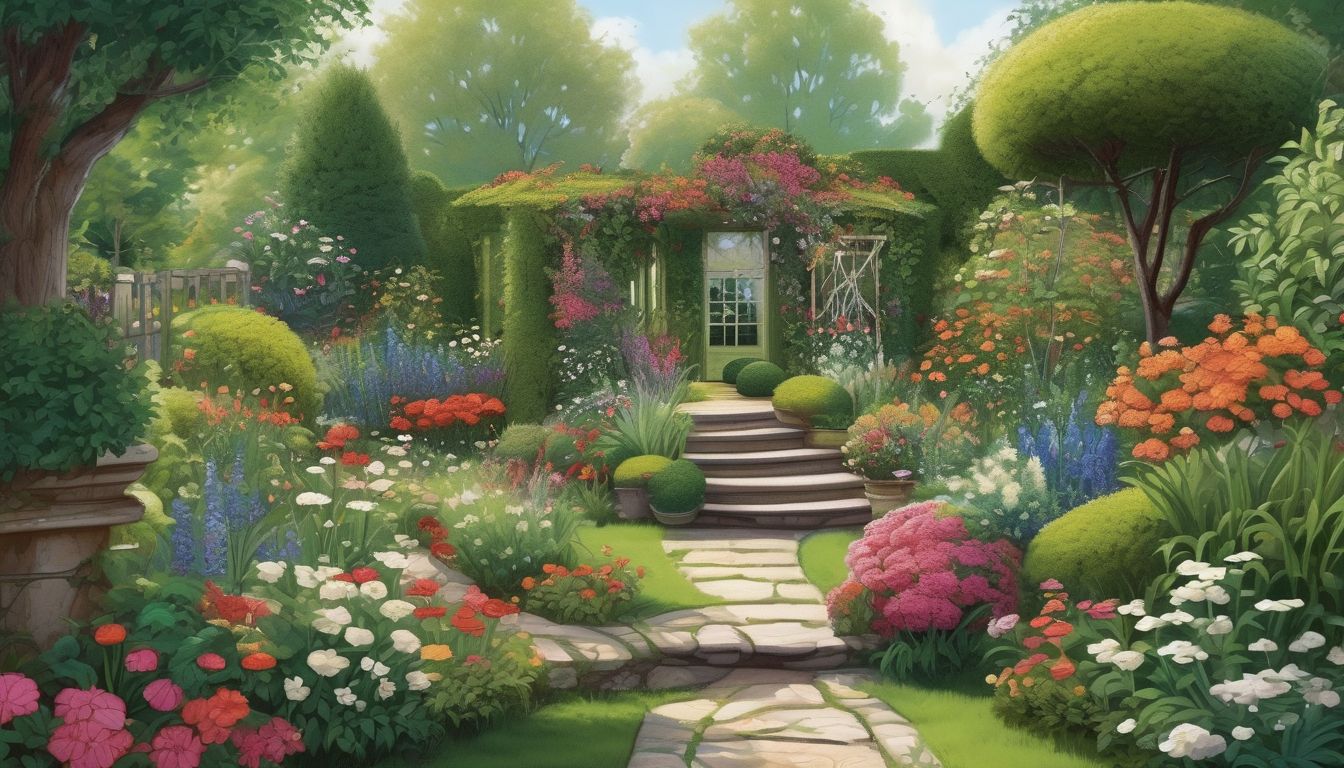beautiful garden maintenance