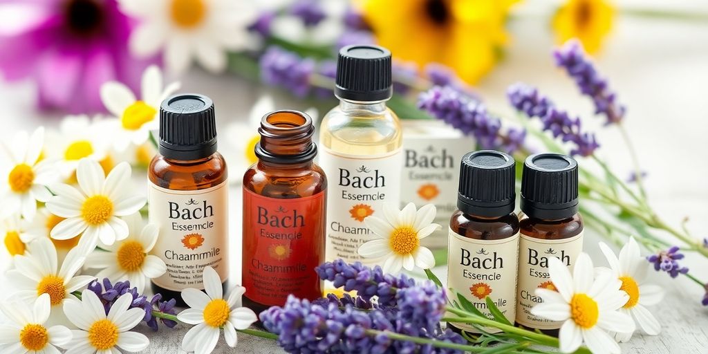 Bach flower remedies and calming flowers.