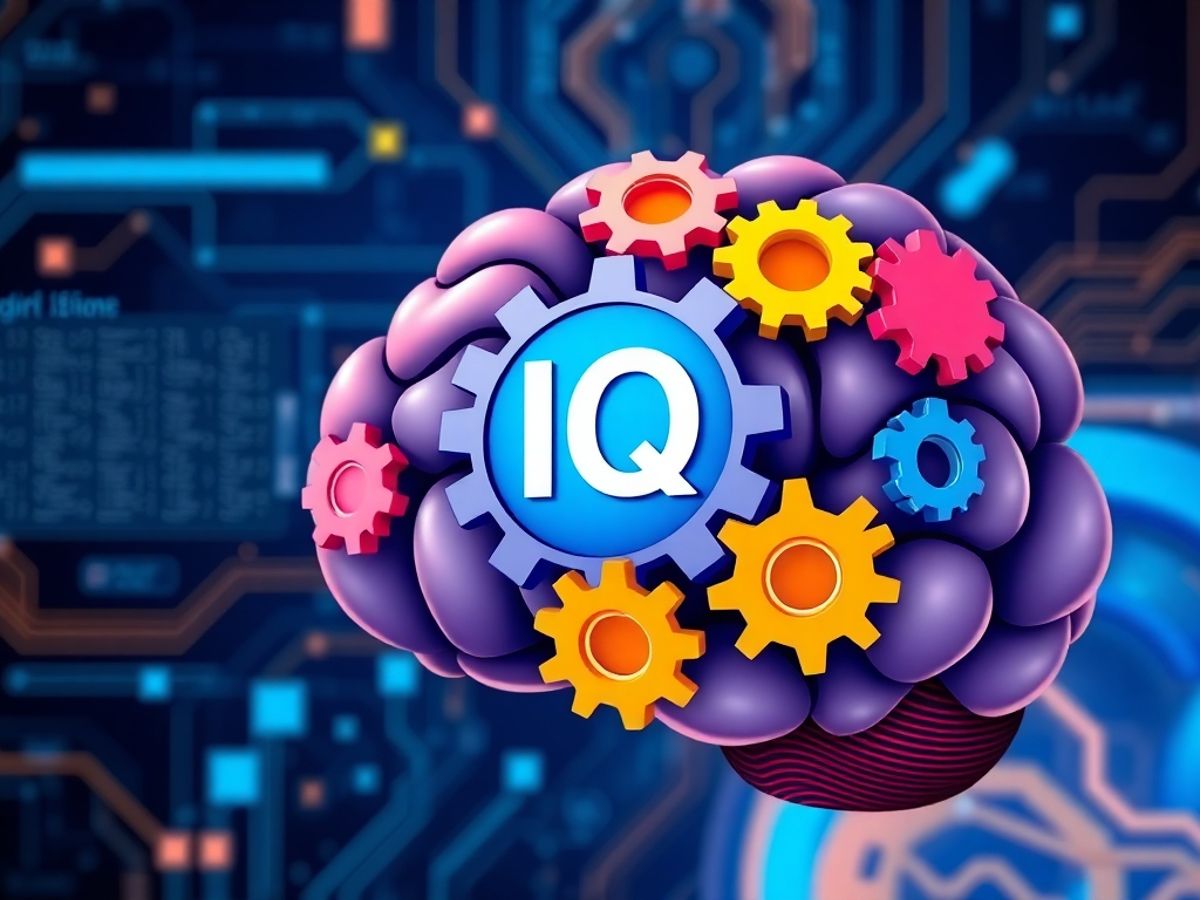 Illustrative brain with gears and puzzle pieces.