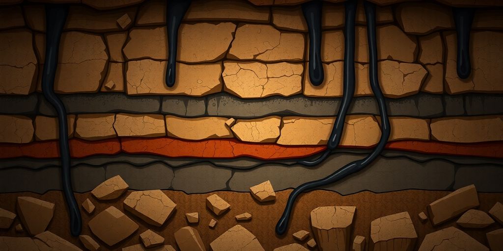 Oilfield reservoir rock formation
