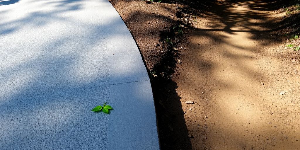 Two distinct pathways diverging, one clearly marked, the other less defined.