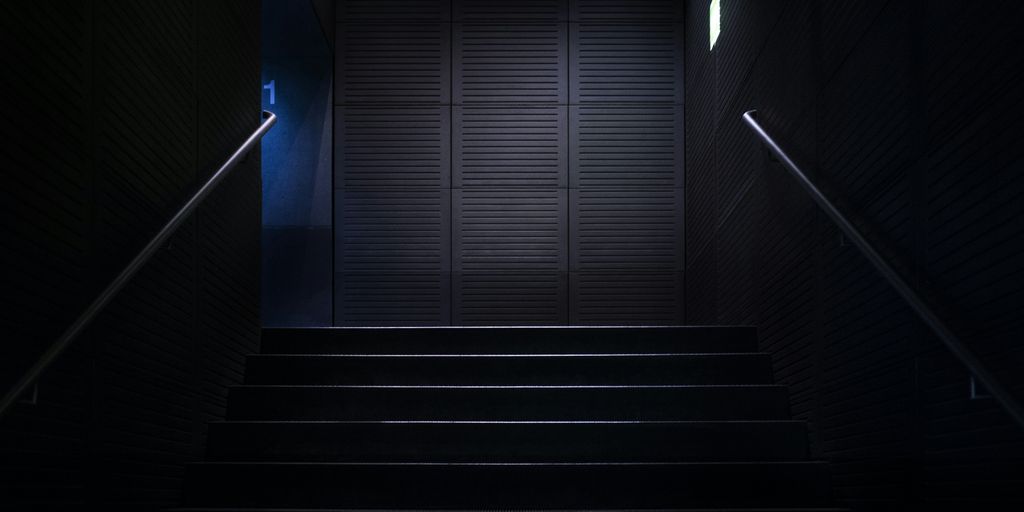 dark staircase
