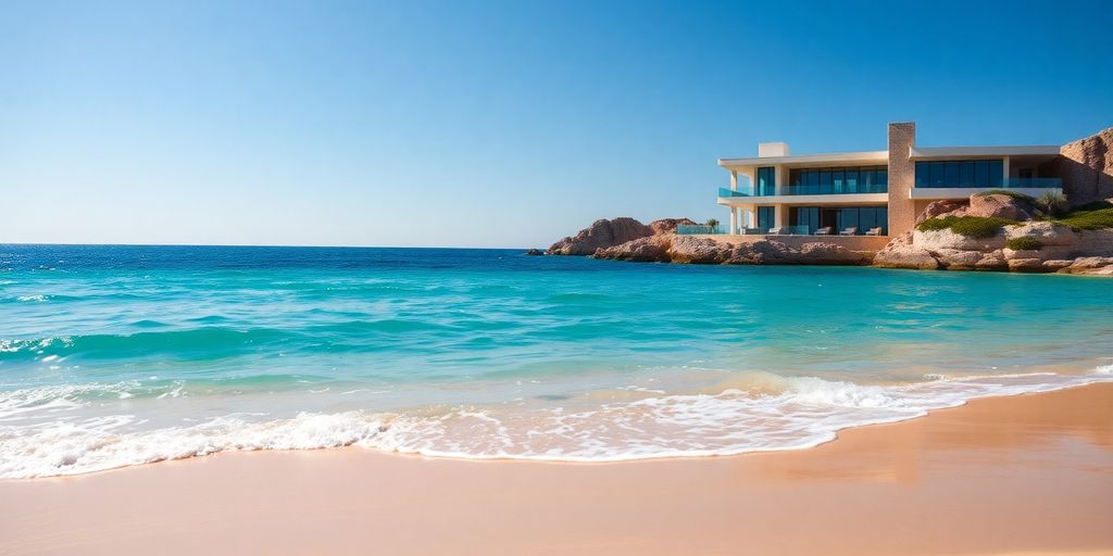 Luxurious Cabo villa with private beach access.