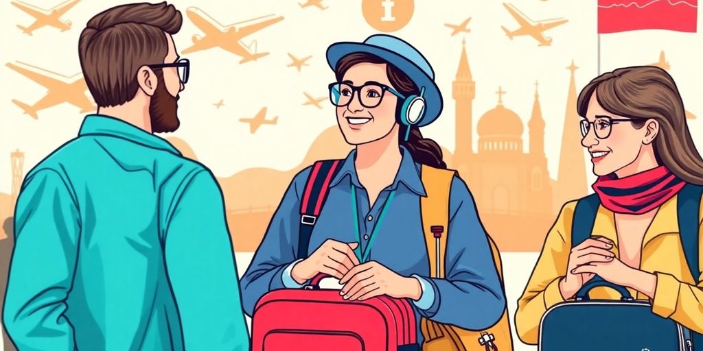 AI agent pomaže turistima u planiranju putovanja.