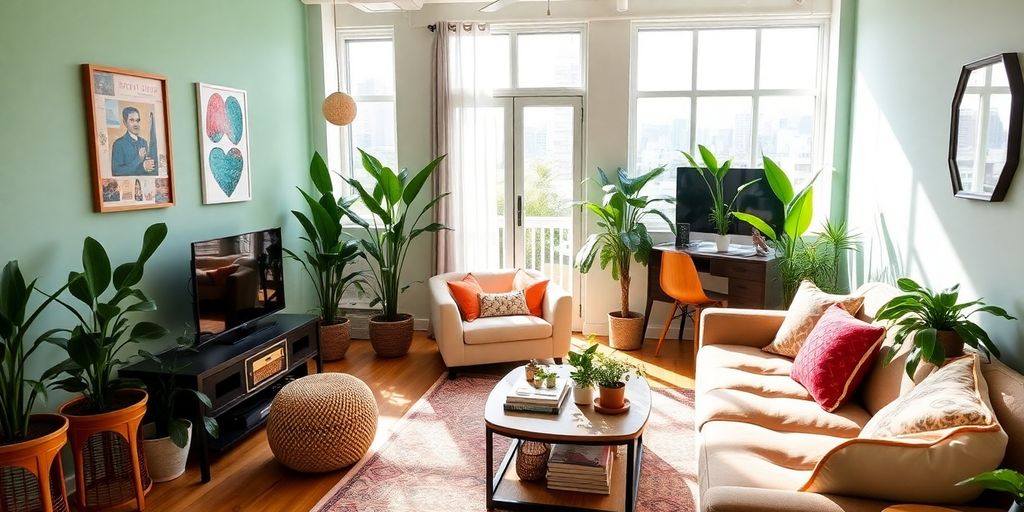 Espace de location Airbnb moderne et accueillant.