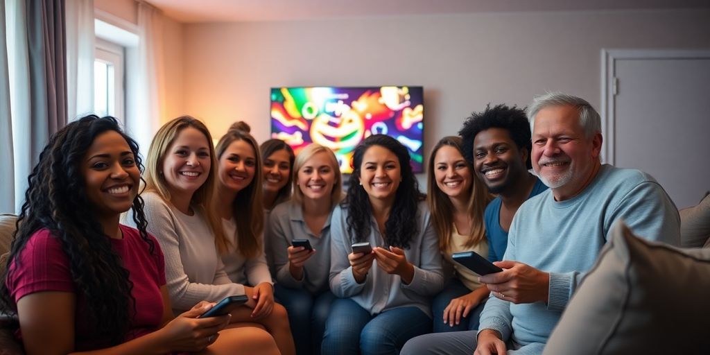 Happy customers enjoying GoldIPTV.