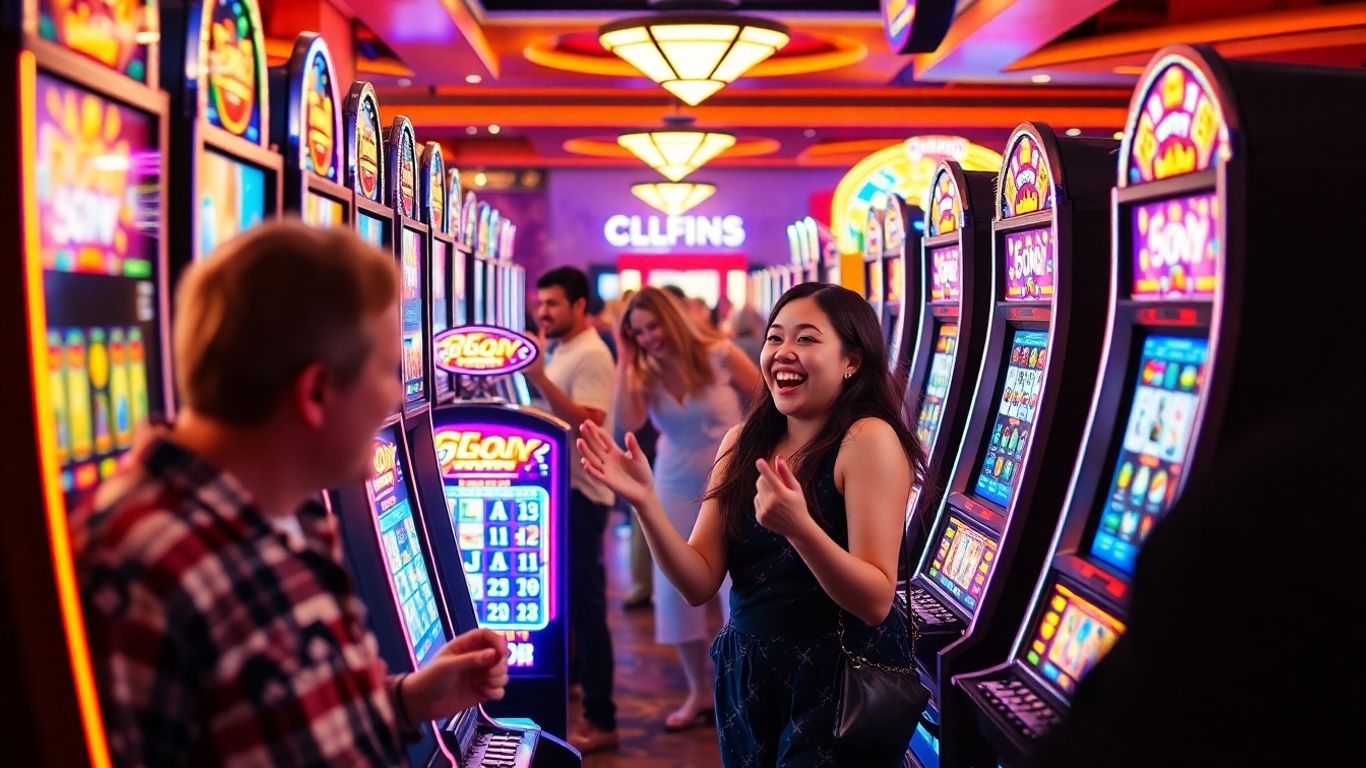 ผู้คนกำลังสนุกกับการเล่นสล็อตออนไลน์