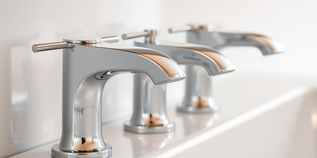 Luxury bathroom taps on sale, stylish update.