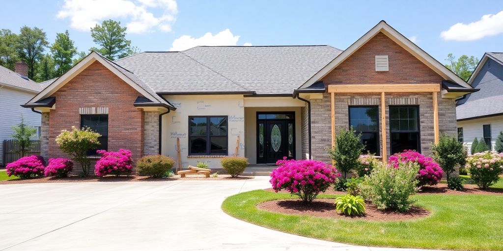 New home construction in Alpharetta.