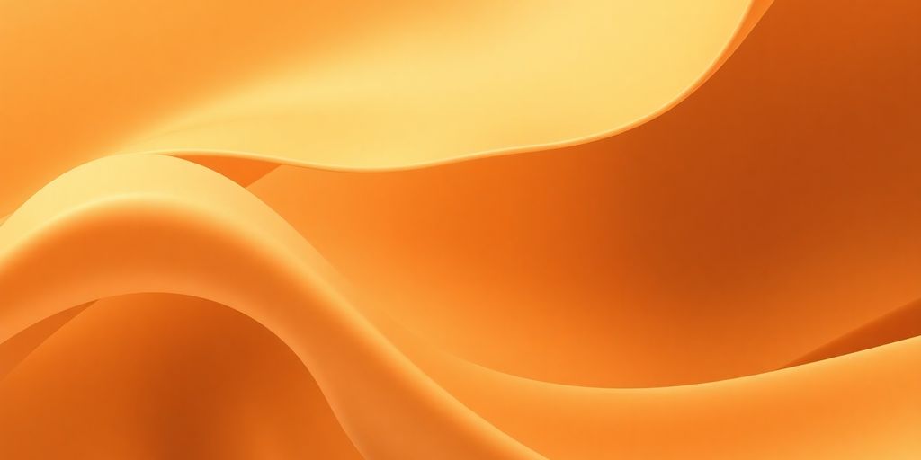 Fluid lines, abstract shapes, warm colors, evoking emotion.