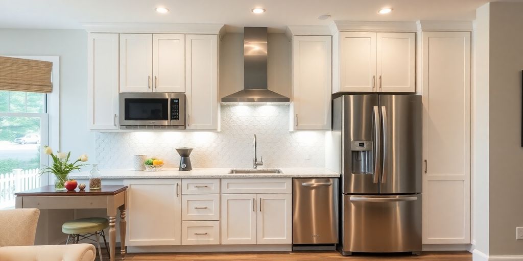 Kitchen cabinetry renovation.