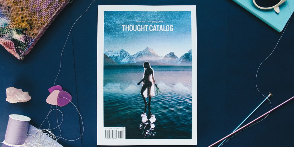 Thought Catalog on desk