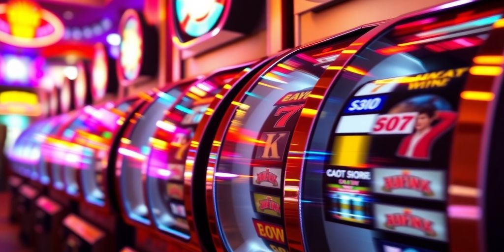 สล็อตหมุน ภาพกราฟิกสีสันสดใส