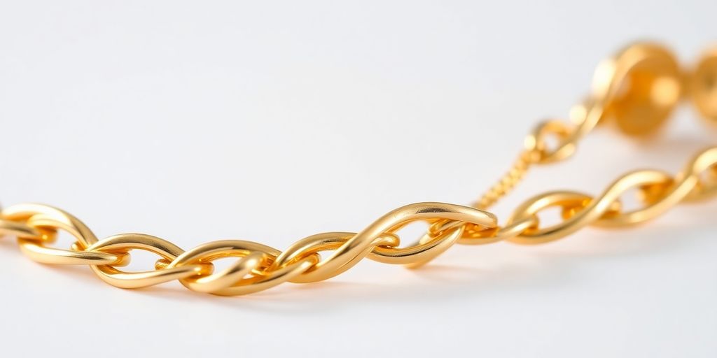 Bijoux en or 14 carats et loupe