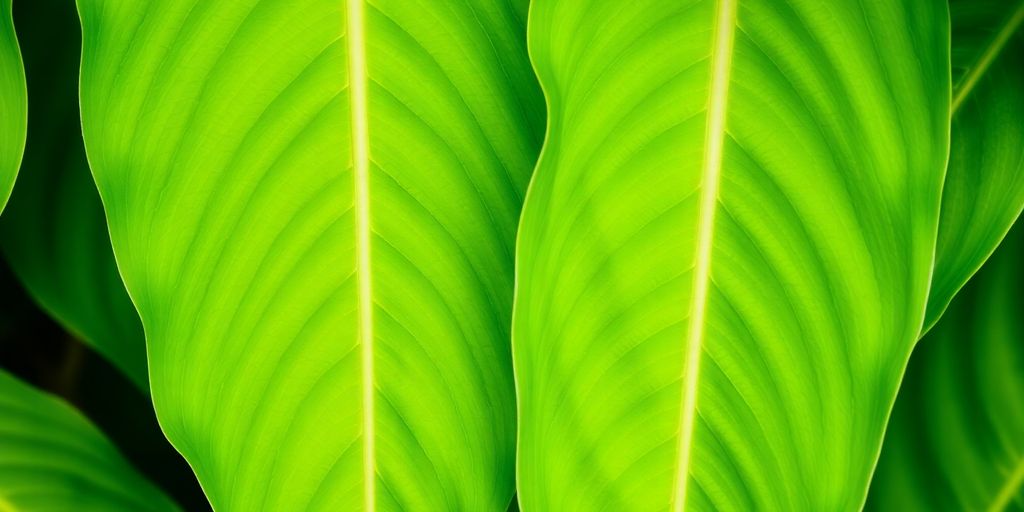 Vibrant green kratom leaves.