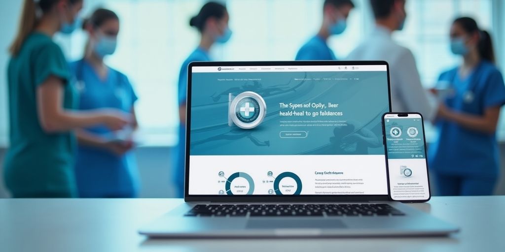 Healthcare website optimised for fast loading speed.