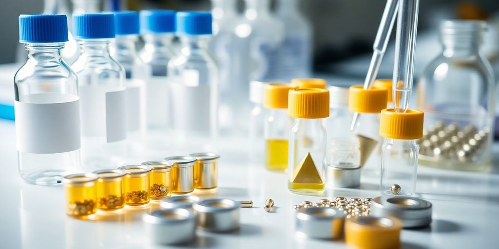 Laboratory equipment for heavy metal testing in a clean setting.